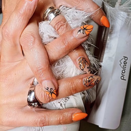 Nail art automnal