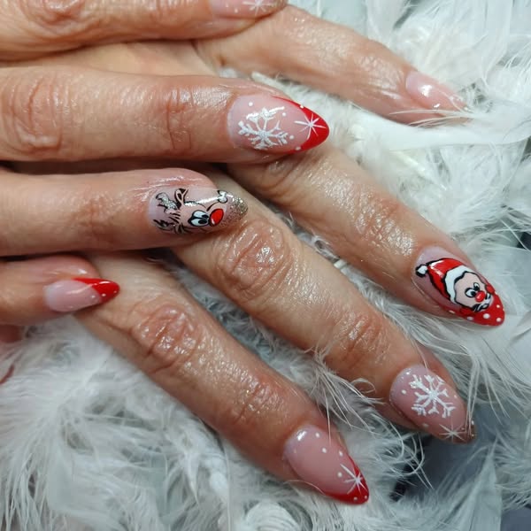 Nail art Noel