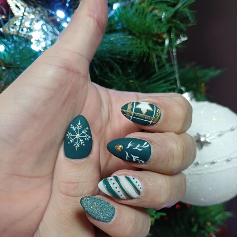 Nail art Noel