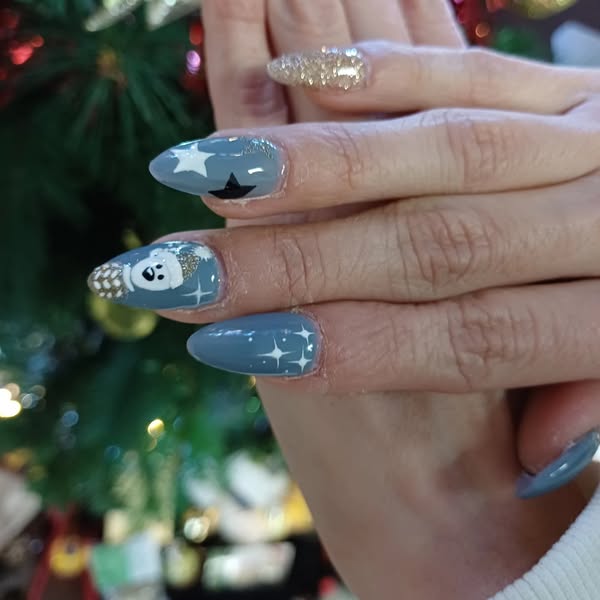 Nail art Noel