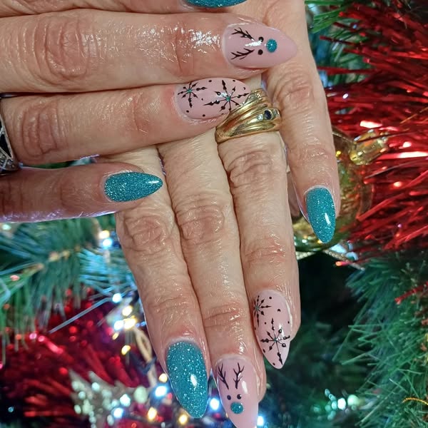 Nail art Noel