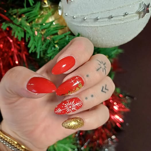 Nail art Noel